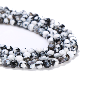 Cuentas de Ágata Natural para la Fabricación de Joyas, Corte Brillante, Mineral Blanco, 3 mm y 8 mm de Altura, Tratadas con Calor - Product Image 5