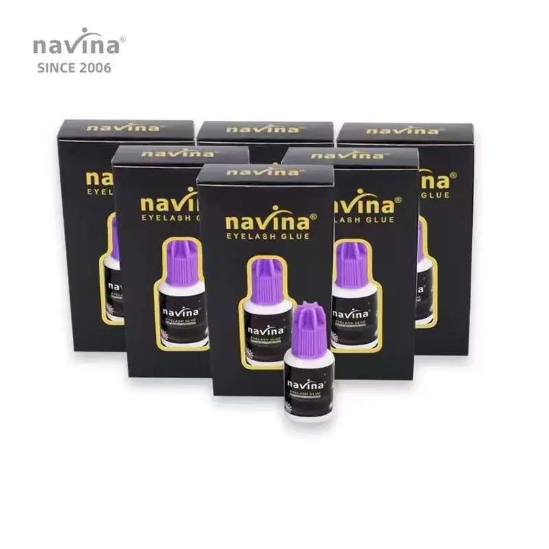 10ml navina Quick-drying Eyelash Adhesive Professional Fast Dry Latex Free Extension Lash Glue for eyelash extension