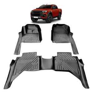 พรมปูพื้นรถยนต์รุ่นล่าสุดจากโรงงาน KQD กันน้ำ ผลิตจากวัสดุ TPE 9 มิติ เป็นมิตรกับสิ่งแวดล้อม ไร้กลิ่น สำหรับรถยนต์ Isuzu Dmax - Product Image 1