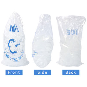 <b>Ice</b> <b>Pop</b> Bag Custom Custom <b>Ice</b> Bag Drawstring <b>Ice</b> Bags 10 Lbs - Product Image 1