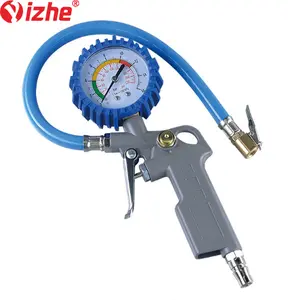 Kỹ Thuật Số Xe Xe Tải 0-220PSI Giám Sát Công Cụ Không Khí Áp Suất Lốp Inflator Quay Số Đo Meter Xe Tester Lốp Lạm Phát Súng