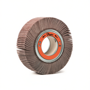 Ttake Abrasive Cloth Flap <b>Wheel</b> 165x50x54 Mm With Hole For Metal <b>Grinding</b> - Product Image 2