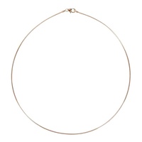 Kalung Minimalis Milskye Perak 925 Berlapis Emas 14k Rantai Tulang Ular Kalung Choker Sederhana