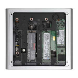 Maiyunda M1 NAS NVMe Fünf-Festplatten-Station 22110 <span class=keywords><strong>2</strong></span>.5G Vier-Netzwerk-Ports Unterstützt 22110 M.<span class=keywords><strong>2</strong></span> Festplatten Verfügbar mit US/EU/UK-Stecker - Product Image 4