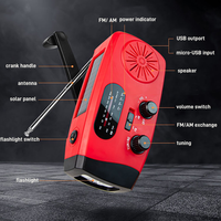Professional Preppers Cb Shortwave angin darurat peringatan publik bersertifikat Radio dan senter untuk persiapan bencana