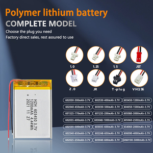 KC OEM 1S1P 603450 <span class=keywords><strong>1200mAh</strong></span> 4.44WhBluetoothスピーカースキャナーGPS603450 1200 mAh3.7Vポリマーリチウム電池 - Product Image 4