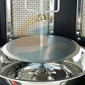 Machine à shawarma automatique en acier inoxydable, machine à kebab au gaz GPL, rôtissoire à poulet rotative, four à pâtisserie 220V - Product Image 6