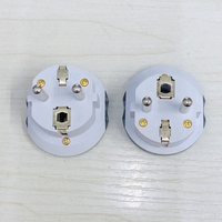 Adaptateur de prise EU universel vers prise électrique ronde européenne à 2 broches, conversion 10A 16A 250V, convertisseur UK/AU/US vers Schuko