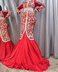 Lehenga choli ความยาวพื้น Kaftan โมร็อกโกที่สวยงามกับงานหนัก zardozi ทำงานอะซิเตทวัสดุ atibia เป็นแบรนด์สำหรับงานแต่งงาน-2019 - Product Image 2