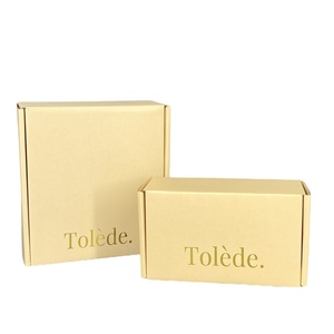 Custom Your Logo <b>Hot</b> Sale Kraft Corrugated Packaging Clothing Mailer Box With Paper Insert - Product Image 5