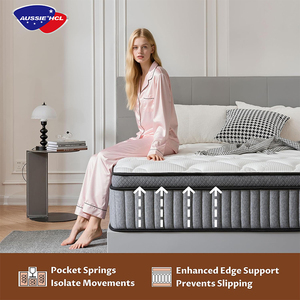 Khách Sạn Sang Trọng Đồ Nội Thất Phòng Ngủ Lai Mềm Mật Độ Cao Bọt Túi Mùa Xuân Nữ Hoàng Kích Thước Bộ Nhớ Bọt Nệm Trong Hộp - Product Image 6