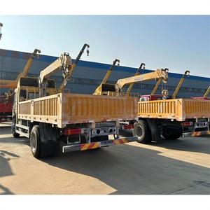Grue montée sur camion FAW 4x2 de 5 tonnes avec flèche télescopique de 11 m, caisse de chargement de 4,5 m, garantie internationale gratuite - Product Image 4