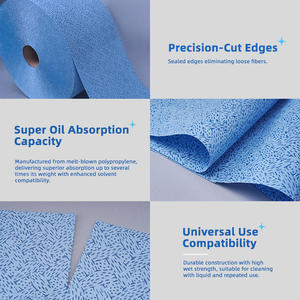 WIPESTAR Chiffons de nettoyage robustes en cellulose non tissée, lingettes pour taches <span class=keywords><strong>d</strong></span>'huile, rouleau jumbo pour salle blanche, rouleau de lingettes de nettoyage industriel - Product Image 3