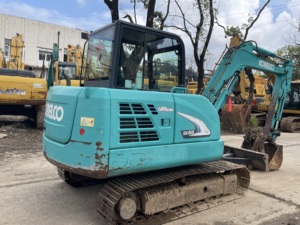 Excavadora Hidráulica Usada Kobelco SK60 de 6 Toneladas con Componentes Originales del Motor Japonés, Operación Flexible - Product Image 6