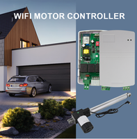 Motor para Persiana Enrollable YET866WFR, Receptor Inalámbrico RF 433mhz HCS301, Control WiFi Tuya, 110-240V, Amplio Rango de Voltaje