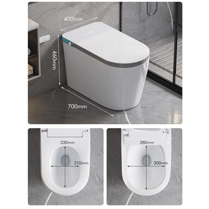 Inodoro Inteligente Totalmente Automático con Operación Manos Libres, Bidé para Cuidado de la Salud, Diseño con Falda Decorativa, Descarga MJ-MTZN-0002, Inodoro Bidé Avanzado con Pulso - Product Image 6