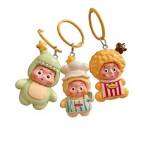 Porte-clés en peluche mignon de dessin animé, pendentif pour sac, breloque pour sac à dos, accessoire suspendu, cadeau pour couple ou ami