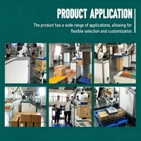 Robot de Paletización de Largo Alcance 2500mm, Brazo Robótico Industrial para Apilamiento de Cajas de Cartón en Altura, Aplicaciones de Almacenamiento en Almacenes