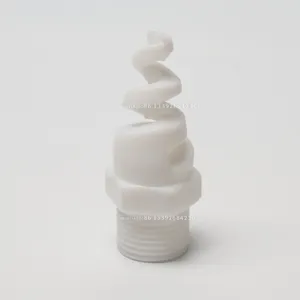 pig tail spray jet 90/120 degree plastic/pom/pp Red/white Water Spiral Jet Spiral Cone nozzle