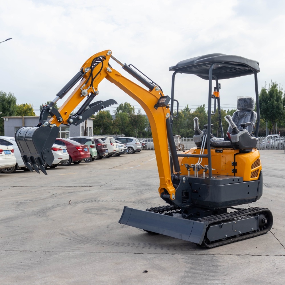 B&S Engine CE EPA Gasoline 1.8 Ton 1800kg Hydraulic Micro Digger Mini Excavator Towable Backhoe for Sale Core Motor Gearbox