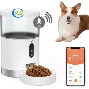 自动连接智能猫狗宠物喂食器分配器重力宠物食物喂食器和饮水机