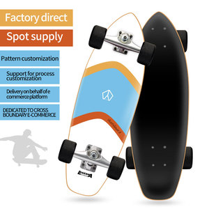 Planche de skate complète de <span class=keywords><strong>32</strong></span> pouces, 10 pouces, pas chère, en érable russe, planche de skate 7ly, <span class=keywords><strong>surfskate</strong></span> personnalisé - Product Image 2