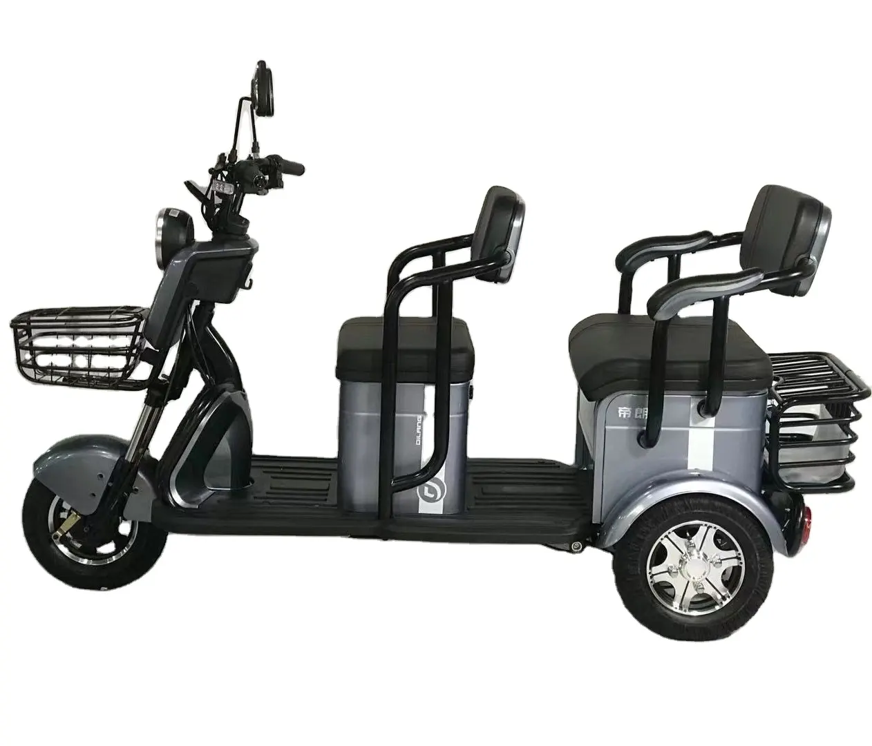 Tricycles électriques pour personnes âgées Scooter électrique à 3 roues, moto, trike électrique passager pour adulte