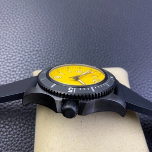 Reloj Deportivo de Buceo para Hombre, Color Amarillo Limón, con Correa de Silicona, Automático, Luminoso, Resistente al Agua, con Calendario, OEM ODM - Product Image 3