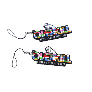 Custom Durable PVC Rubber Material 3D Cute <b>Anime</b> Animal Custom PVC Tags Silicon Tags with Metal Chain Hook - Product Image 3