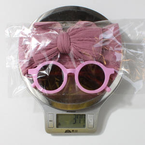 어린이 머리띠와 안경 세트, 아기 선글라스와 머리띠 투피스 세트, 유아용 스카프와 차양 안경 조합 - Product Image 6