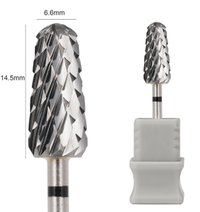 Fraise à ongles en carbure de tungstène 3/32" à profil conique large et sécurisé pour l'élimination rapide de l'acrylique et du gel - Prix usine en gros - Product Image 2