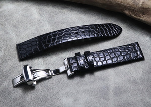 Nuovo Arrivo <span class=keywords><strong>Cinturino</strong></span> per <span class=keywords><strong>Orologio</strong></span> in Vera <span class=keywords><strong>Pelle</strong></span> di Alligatore di Alta Qualità, Colori Tradizionali, Varie Misure, per Orologi Classici - Product Image 3