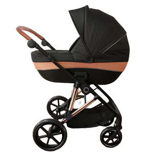 Poussette et trotteur multifonctionnels pliables à 4 roues en alliage d'aluminium OEM personnalisés pour bébés de 0 à 3 ans - Product Image 2