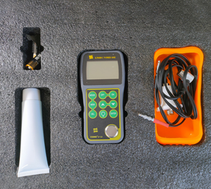 Jauge d'épaisseur ultrasonique TIME2132, instrument de mesure d'épaisseur de métal à haute température - Product Image 4
