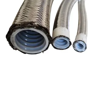 באיכות גבוהה Ss304 316L נירוסטה קלוע פנימי Ptfe צינור גמיש צינור מתכת