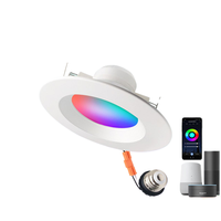 Éxito de Ventas Transfronterizo, Regulable, Ajuste de Color, Control por Voz, Downlight Inteligente de 5-6 Pulgadas, Estándar Estadounidense, Estilo Graffiti