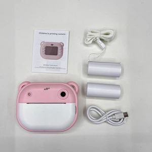 Çocuk oyuncakları 600 dijital kameralar çift Lens fotoğraf Video kayıt Mini fotoğraf yazıcı termal anında baskı kamera çocuklar için - Product Image 6