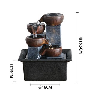 <span class=keywords><strong>Fontaine</strong></span> d'eau décorative de bureau pour salon intérieur, cascade de rocaille, ornement mural, ornements de <span class=keywords><strong>jardin</strong></span> - Product Image 5