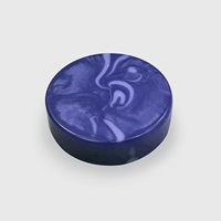Jeux de société pour adultes faits à la main de luxe dames givrées 44mm pierres de backgammon de tournoi avec effet de perle