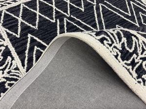 Tapis en laine à poils longs à motifs floraux, design moderne, doux, de qualité supérieure, pour salon, chambre à coucher, décoration élégante pour la maison, lavable - Product Image 5