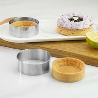 Cercle à mousse en acier inoxydable de 5 cm de profondeur, moule à pâtisserie pour cheesecake, outil de cuisson rond pour gâteaux