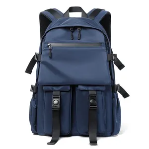 Mochila de viaje negra grande para hombre y mujer, mochila impermeable para ordenador, mochila escolar, zaino SAC a do Designer