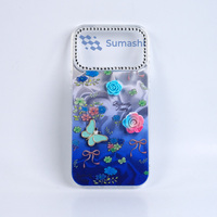 Coque de téléphone antichoc en TPU rigide style Ins, motif floral et papillon, réfléchissant la lumière, pour iPhone 17 16 Samsung Infinix Tecno