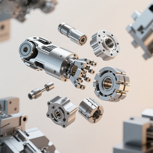 Piezas de repuesto de motocicleta de mecanizado CNC de aluminio y acero inoxidable personalizadas, componentes mecánicos, piezas de Robot personalizado de 4/5 ejes - Product Image 6