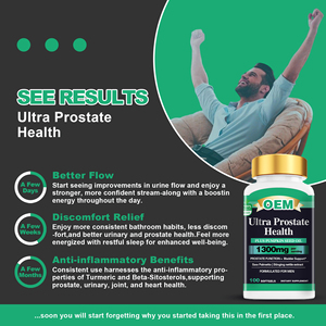 Капсулы OEM Ultra Prostate Support – комплекс с пальмой сереноа и бета-ситостеролом – облегчение при БПЭ и улучшение потока мочи - Product Image 2