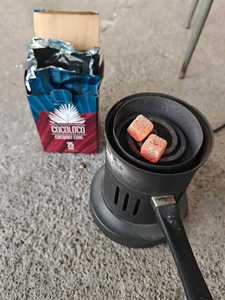 Carbone per Narghilè Cocoloco Caesar Golden River, Carbone <span class=keywords><strong>di</strong></span> Cocco Cubico 25cm per Shisha Hookah, Disponibile - Product Image 3