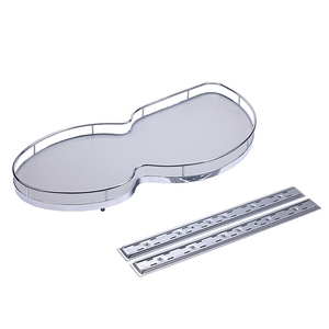 Accesorios para armarios de <span class=keywords><strong>cocina</strong></span> TKK, cesta de esquina ciega, almacenamiento de armario antideslizante, <span class=keywords><strong>bandejas</strong></span> oscilantes de esquina mágicas <span class=keywords><strong>extraíbles</strong></span> - Product Image 3