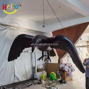 할로윈 광고 장식 Airblown 교수형 검은 새 풍선 풍선 까마귀 모델