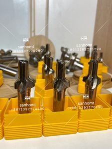 TUOKE 12x12x30 PCD Woodworking Tools Diamond TCT Router Bits with Hardness Roughing Corner Radius <strong>End</strong> <strong>Mills</strong> for CNC Woodworking - Product Image 3