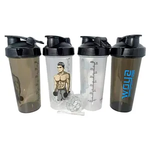 Bouteille à Shaker en plastique coloré sans BPA, 50 ml, pour vidéo de <span class=keywords><strong>sport</strong></span>, avec boule de mélange - Product Image 1